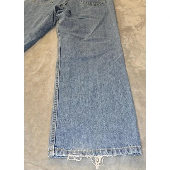 Arizona Jean Co Men's Relaxed Straight Jeans Medium Wash 40x32 100% Cotton - Picture 8 of 14